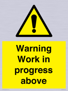 Warning Work in progress above